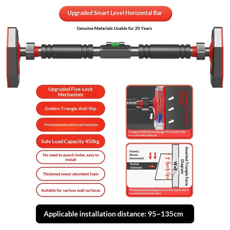 Pull-up Bar Home Indoor Fitness Equipment No Drilling