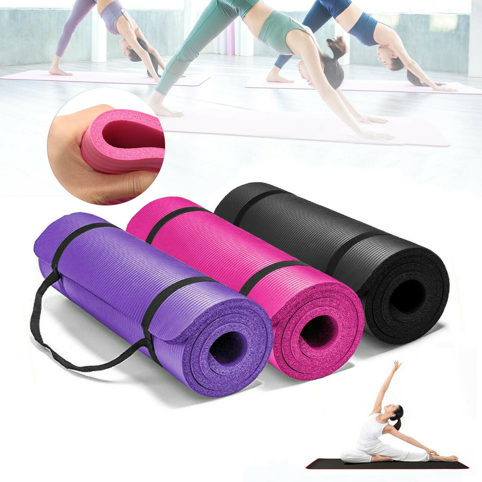 Premium NBR Non-Slip Yoga Mat