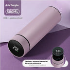 Smart Temperature Display High-grade Insulated Bottle Portable Large Capacity