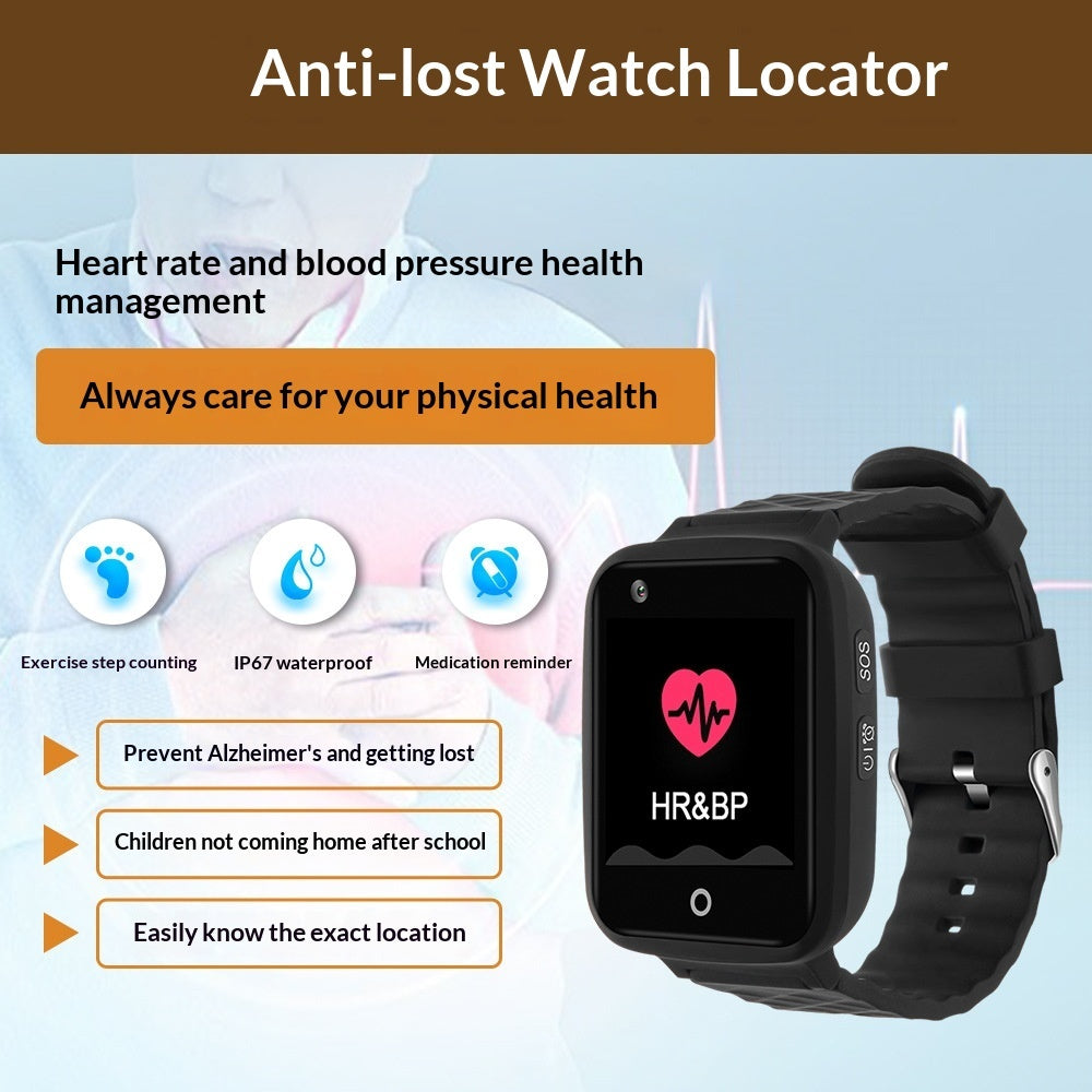 Health Monitoring Gps Tracker Smart Watch